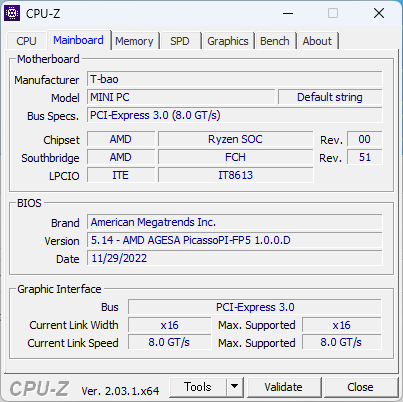 AMD Ryzen 7 3750H main bord