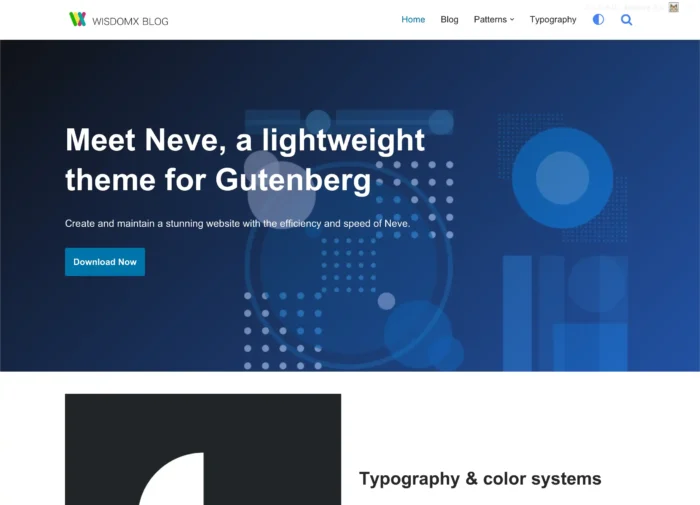 wordpress theme neve