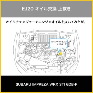オイル交換上抜き